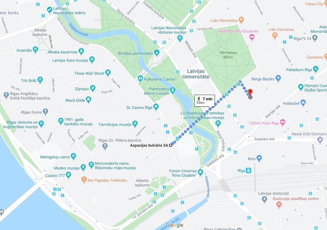 Riga Central District, Тихий Центр Города, Всё Под Боком, Удобно Exteriér fotografie